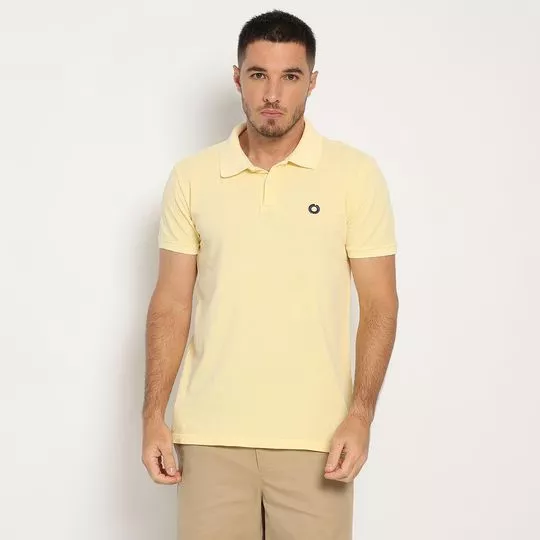 Polo Em Piquê- Amarelo- Iódice Men