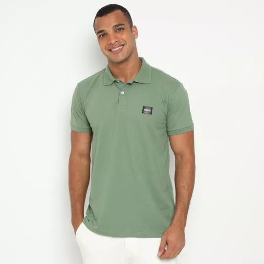 Polo Em Piquê- Verde Claro- Iódice Men