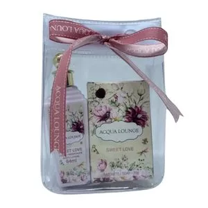 Kit Acqua Lounge Nice<BR>- Sweet Love<BR>- 2 Unidades<BR>- Acqua Lounge Cosméticos