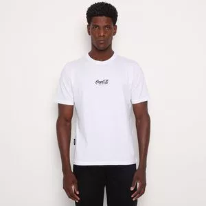 Camiseta Inscrições<BR>- Branco