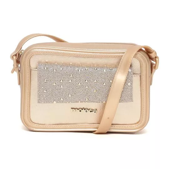 Bolsa Transversal Com Termocolantes- Dourada- Moleca