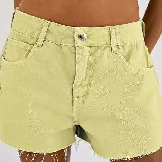 Short Em Sarja- Verde Claro- ZINCO