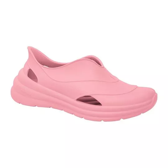Tênis Marshmallow Com Recortes- Rosa Claro- Piccadilly