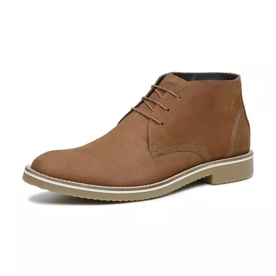 Bota Casual Reserva® Em Couro- Marrom- Reserva