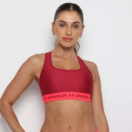Top Com Elástico- Vermelho- Under Armour