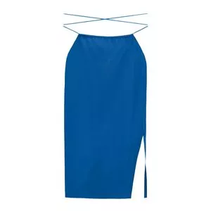 Saia Midi Com Fenda<BR>- Azul Escuro<BR>- LEZ A LEZ