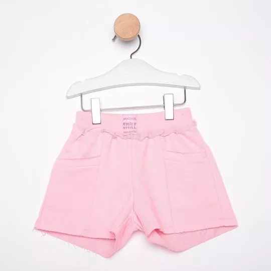 Short Com Tag - Rosa - Mon Sucré