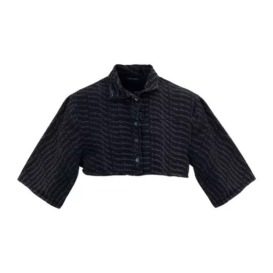 Camisa Texturizada- Preto- Triton