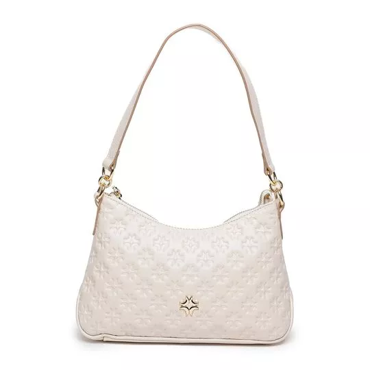 Bolsa De Ombro Monograma- Off White- Luz da Lua