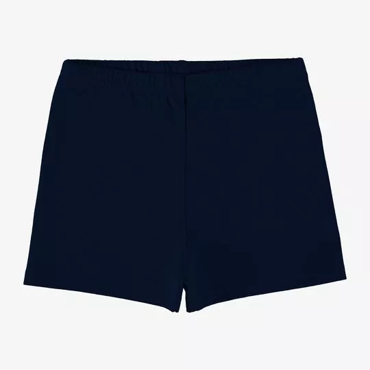 Short Liso- Azul Marinho- Rovi Kids