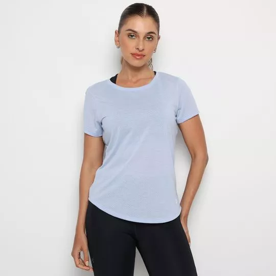Camiseta Streaker Run- Cinza Claro- Under Armour