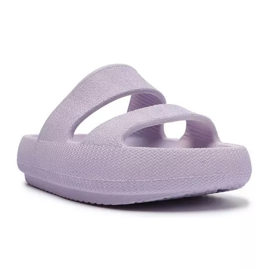 Slide Texturizada- Lilás- My Shoes