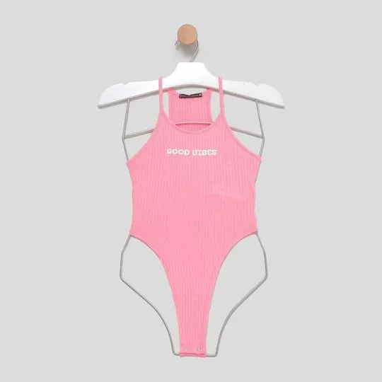 Body Canelado- Rosa- Vanilla Cream
