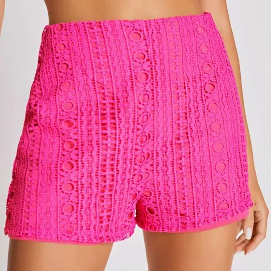 Short Rendado- Rosa- ZINCO
