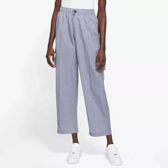 Calça Cropped Nike®- Cinza- Nike