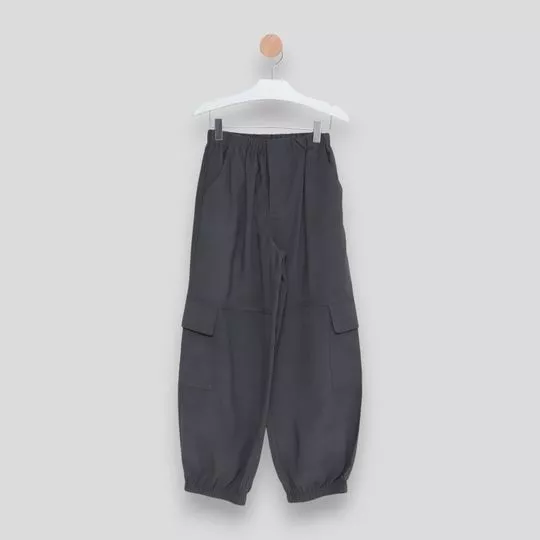 Calça Cargo Lisa- Azul Marinho- Zara Kids