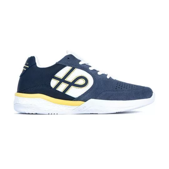 Tênis Phibo Pro Quartzo 2- Azul Escuro & Amarelo- OUS