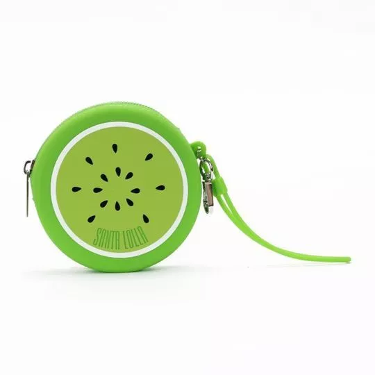 Chaveiro Porta-Moedas Frutas- Verde & Verde Claro- Santa Lolla