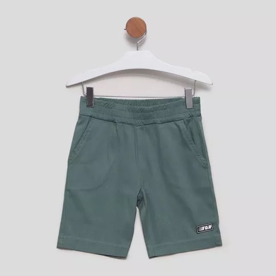 Bermuda Tigor® Com Bolsos- Verde- LILICA RIPILICA & TIGOR