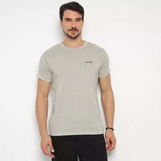 Camiseta Zoomp- Cinza Claro- Zoomp