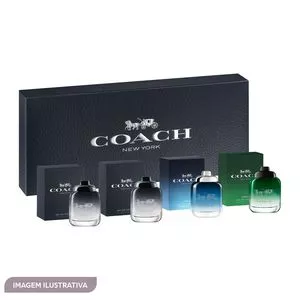 Kit De Perfumes Coach Mini Coffret<BR>- 4 Unidades De 4,5ml