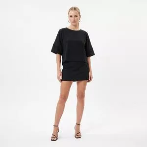 Camiseta Open<BR>- Preta<BR>- Open
