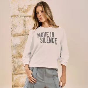 Blusão<BR>- Off White<BR>- Open