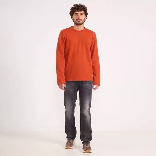 Blusão- Laranja Escuro- Colcci