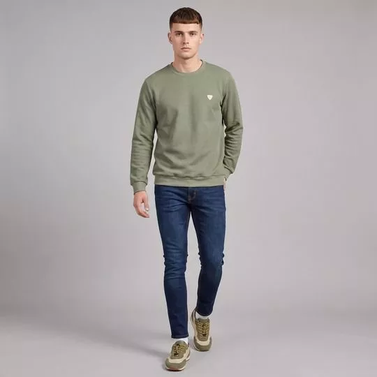 Blusão Manga Longa Colcci- Verde Oliva- Colcci