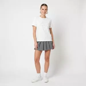 Camiseta Com Aplicação<BR>- Off White<BR>- Colcci