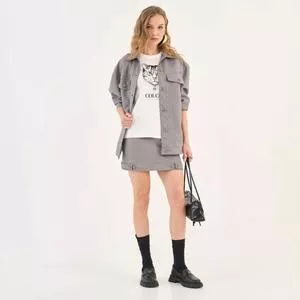 Camiseta<BR>- Off White<BR>- Colcci