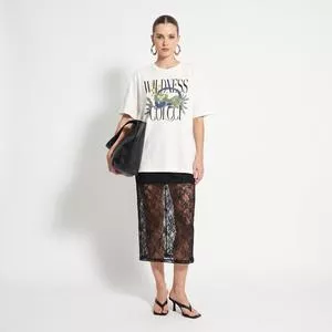 Camiseta<BR>- Off White<BR>- Colcci