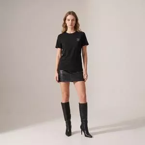 Camiseta<BR>- Preto<BR>- Colcci