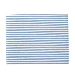 Lençol Com Elástico Harmonia Queen Size<BR>- Azul Claro & Branco<BR>- 158x198cm<BR>- 120 Fios