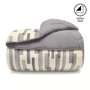 Edredom Solteiro Basic Estampado Natan<BR>- Multicolor<BR>- 150x220cm<BR>- Buettner