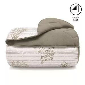 Edredom Queen Basic Estampado Nature Fendi 1P<BR>- Multicolor<BR>- 220x240Cm<BR>- Buettner