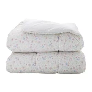 Edredom Vintage Algodão Egípcio Queen<BR>- Branco -<BR>240x250cm<BR>1pç<BR>Casa K