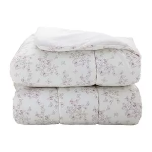 Edredom Vintage Algodão Egípcio Lilith King<BR>- Branco<BR>- 280x250cm<BR>- 1 Peça<BR>- Casa K