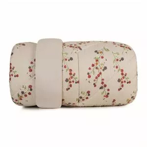 Edredom Toque Acetinado Solteiro<BR>- Bege<BR>- 170x240cm<BR>- Altenburg