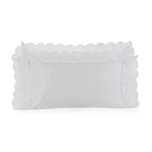 Fronha Algodão Goielli<BR>- Branco<BR>- 0,1x22x38cm<BR>- Trussardi
