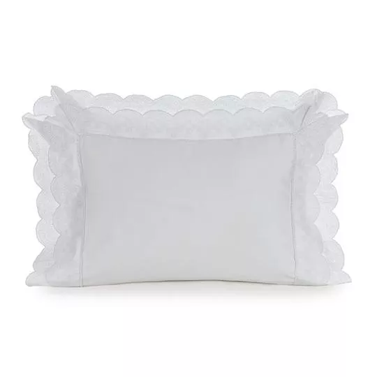 Fronha Goielli- Off White- 0,1x22x38cm- Trussardi