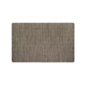 Tapete Sense Trama Adam<BR>- Marrom<BR>- 50x80cm<BR>- Copa & Cia