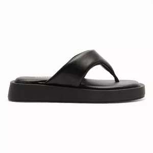 Tamanco Flatform<BR> - Preto<BR> - Solado: 3,5cm<BR> - Anacapri