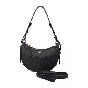 Bolsa De Ombro Hobo New Floater<BR>- Preto<BR>- Degalls