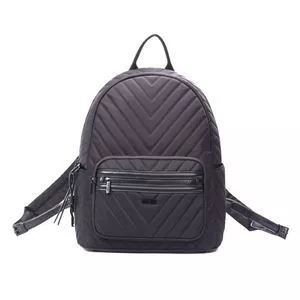Mochila Para Notebook Nylon<BR>- Preto<BR>- Santa Lolla