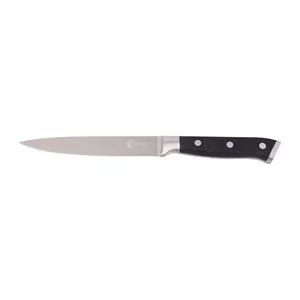 Faca Utilitária Kenya<BR>- Inox & Preta<BR>- 19,6cm<BR>- Kenya