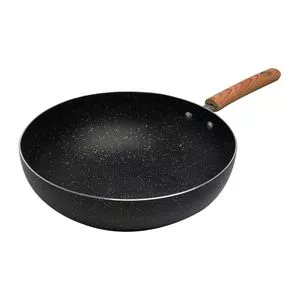 Frigideira Wok De Indução<BR>- Preta<BR>- Ø28cm<BR>- Wolff