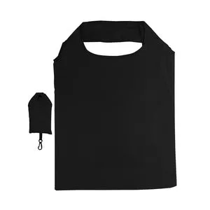 Sacola Dobrável De Poliéster Preta Mix 58Cm X 38Cm<BR>- Lyor