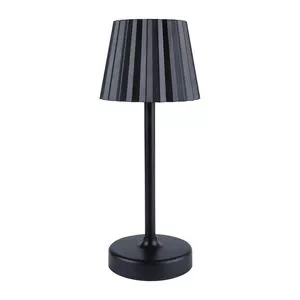 Luminária De Mesa Touch Screen Radiance<BR>- Preta & Branca<BR>- 26xØ10,5cm<BR>- Bivolt<BR>- Lyor