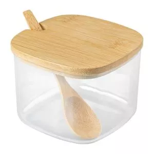 Açucareiro Sense<BR>- Bege<BR>- 9x10,5x11,4cm<BR>- Ou